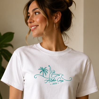 Aloha Cup Cropped Tee