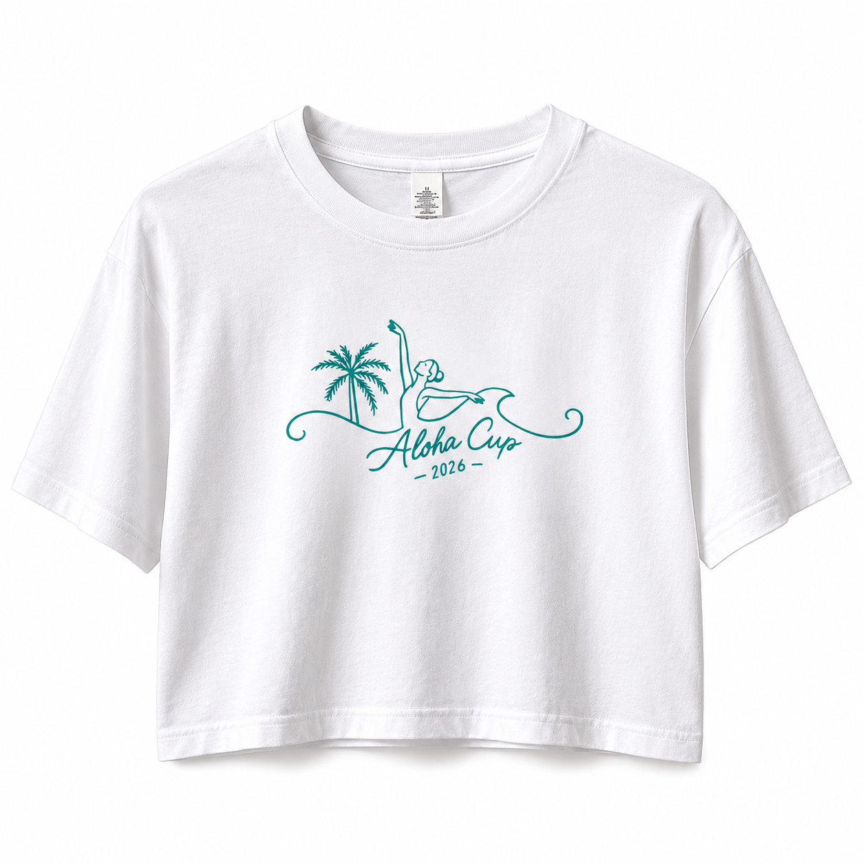 Aloha Cup Cropped Tee