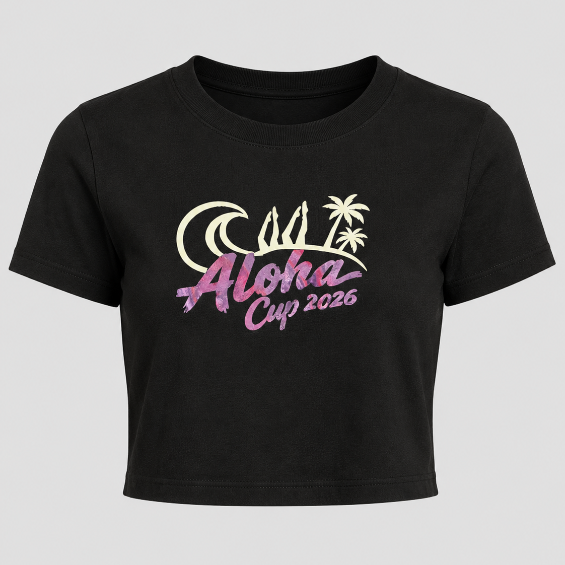 Holographic Cropped Tee
