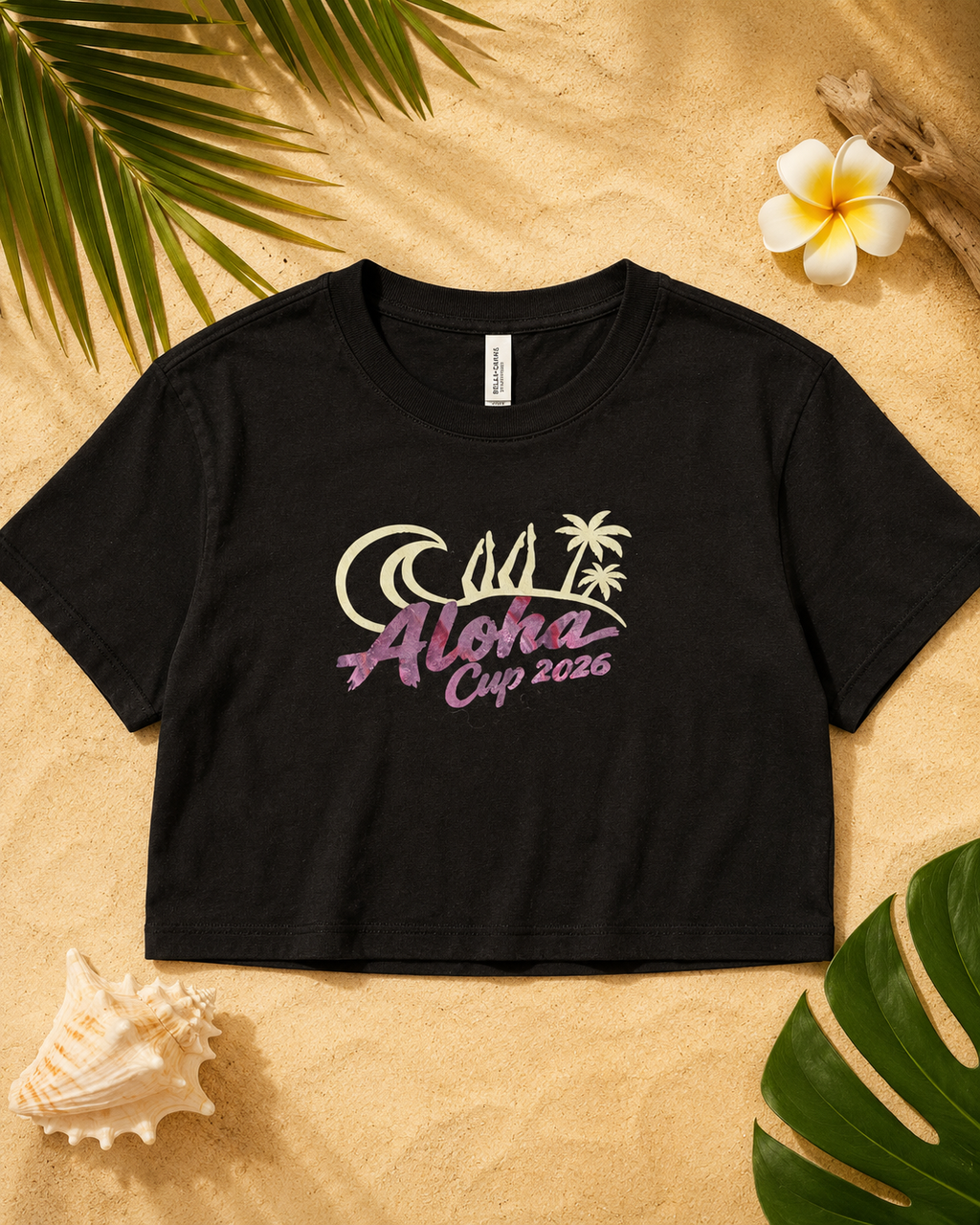 Holographic Cropped Tee