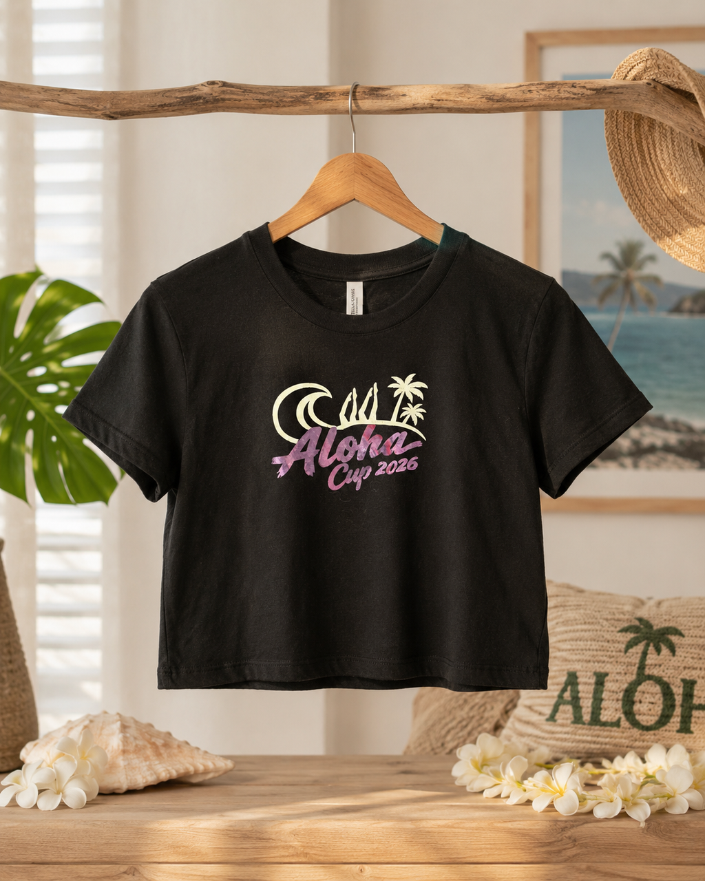 Holographic Cropped Tee